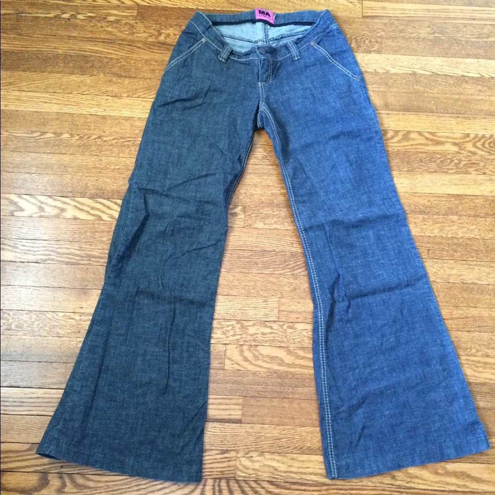 Maternal America wide legged underbelly jeans